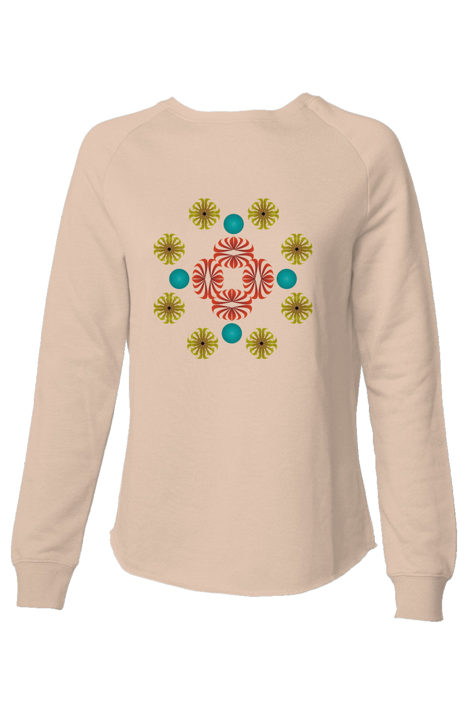 Womens Lightweight Wash Sweatshirt
