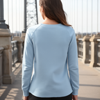 Sudadera ligera de lavado para mujeres