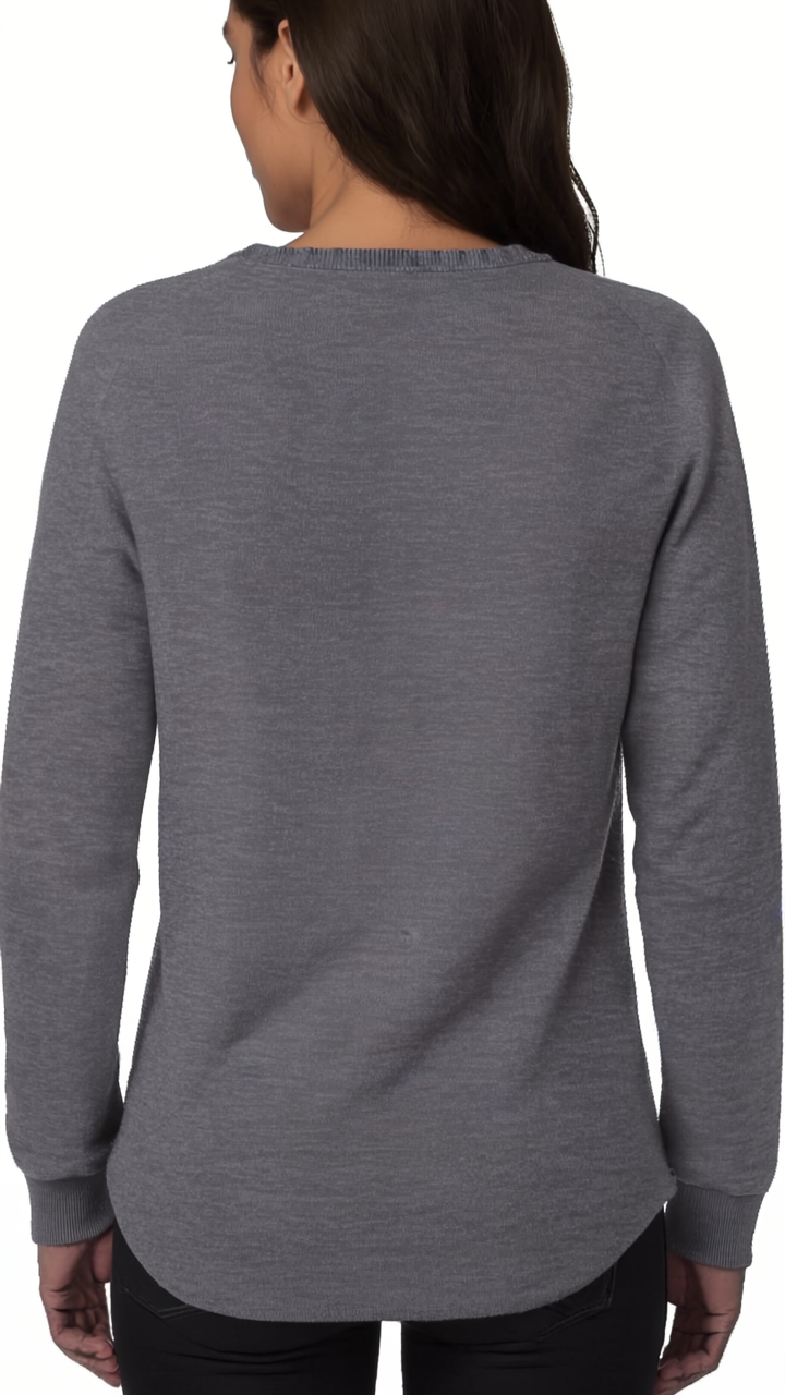 Womens Lightweight Wash Sweatshirt