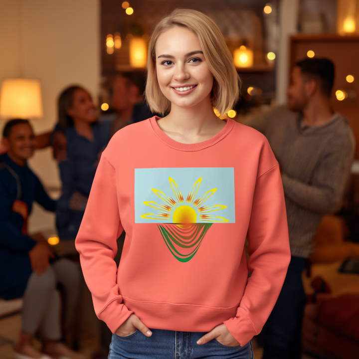 Beach Wash V Neck Sweatshirt