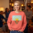 Beach Wash V Neck Sweatshirt